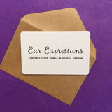 Gift Card to Ear Expressions