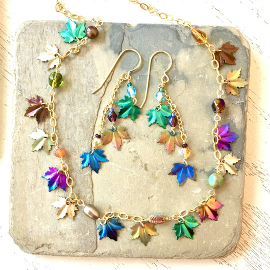 Holly Yashi maple leaf jewelry – why should trees have all the fun?