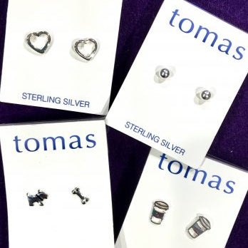 Sterling silver post earrings: from classic to off-kilter