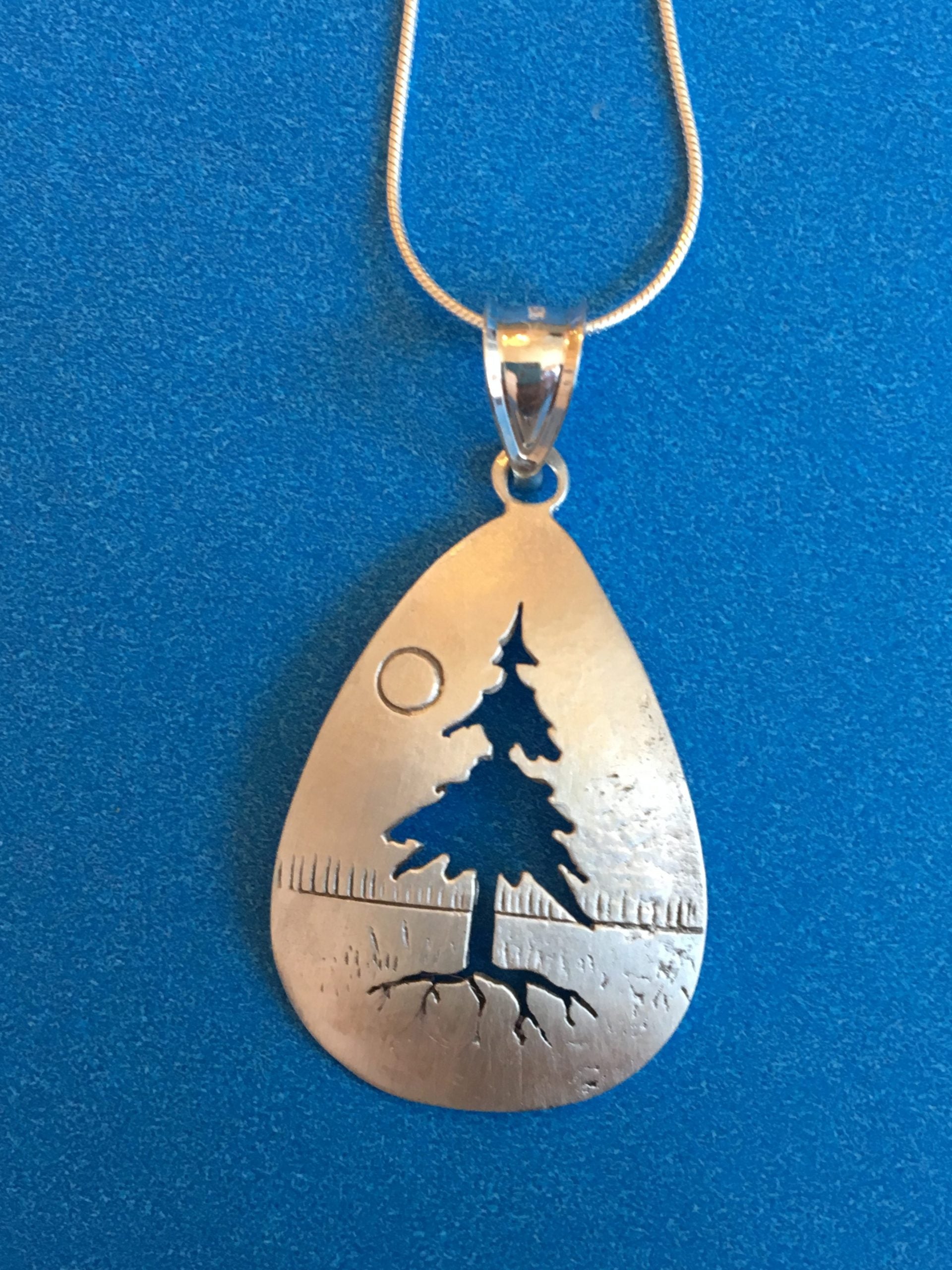 Sterling Silver Tree Pendant