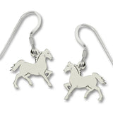 Prancing horse earrings