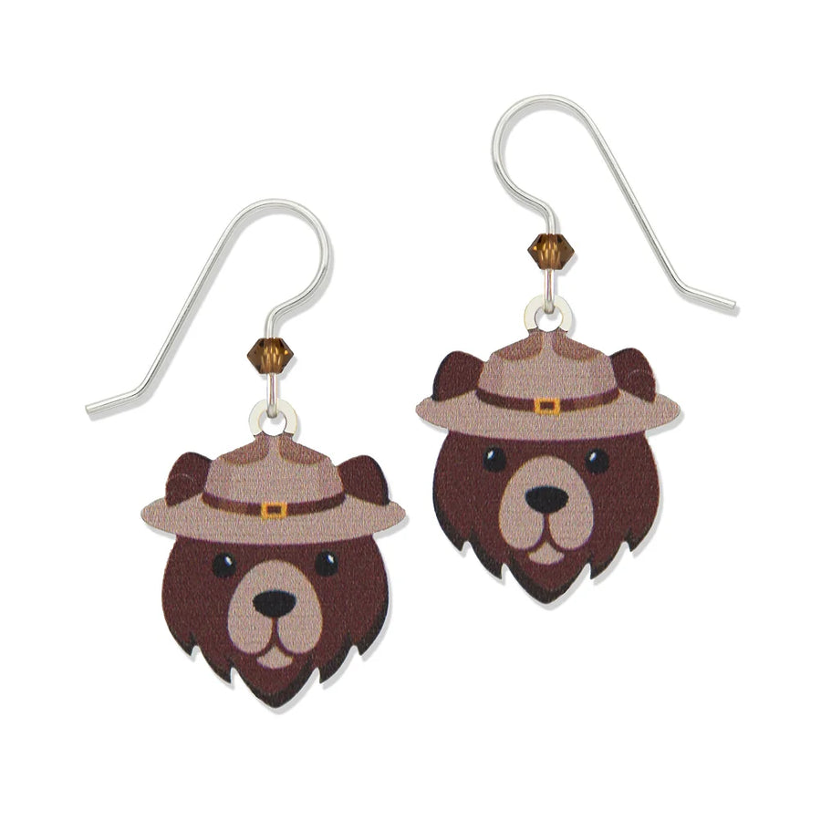 Ranger bear earrings