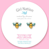 Clip on earrings, non-slip silicone clips