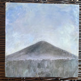 Encaustic Painting of Black Butte #02, 8x8x.75"