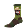 Smokey Bear Portrait Socks, Wool Blend, Men's