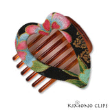 Heart style hair clip