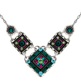 La Dolce Vita petite V-necklace, Multi color or Light Blue