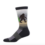 "Sasquatch out" ribbed socks for men