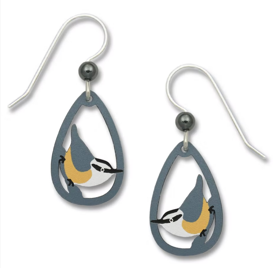 Nuthatch earrings
