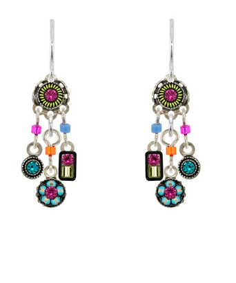 Little confetti mosaic earrings