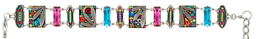 botanical wide bracelet
