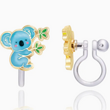 Clip on earrings, non-slip silicone clips