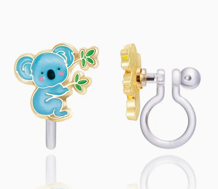 Clip on earrings, non-slip silicone clips