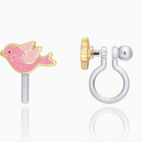 Clip on earrings, non-slip silicone clips