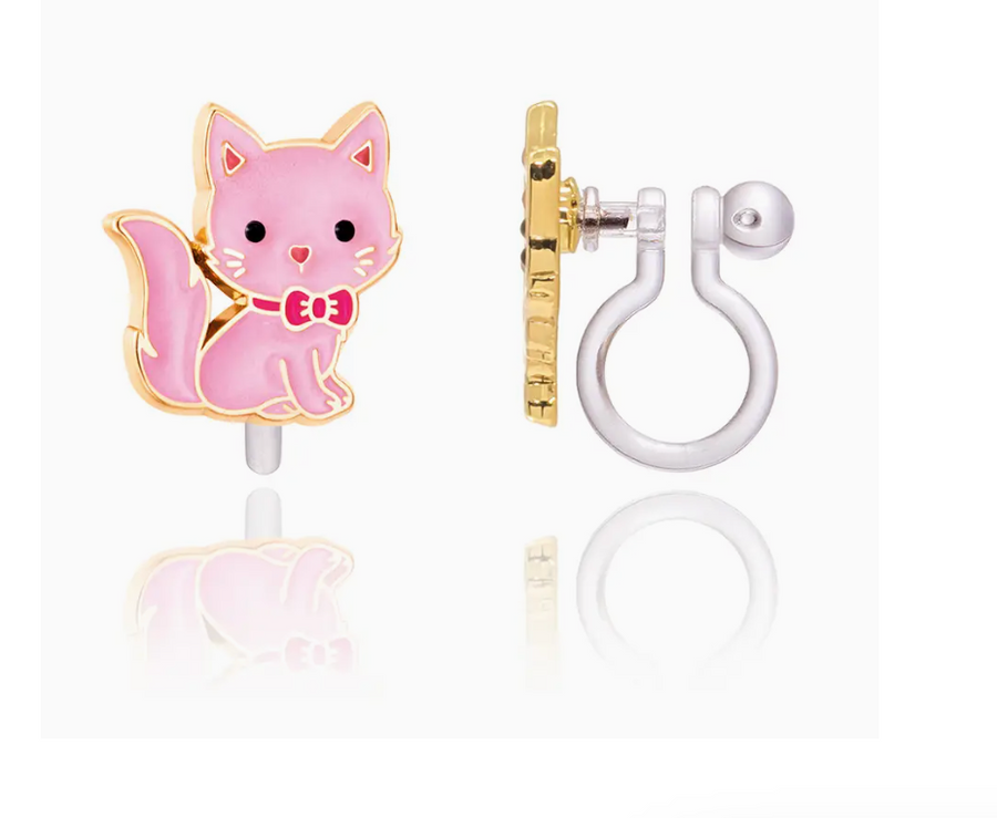 Clip on earrings, non-slip silicone clips