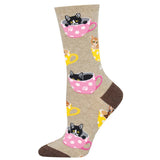 Cats in cups socks