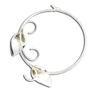 Lily hoop earrings, Four types