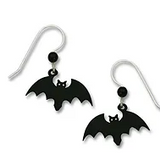 Halloween Bat Earrings