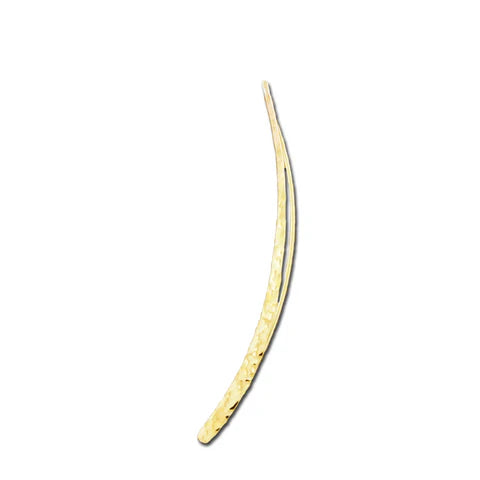 Hammered curve earrings, g14k gold filled or sterling silver