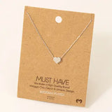 Dainty heart necklace