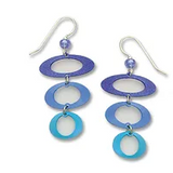 3 Open Ovals in Blue and Aqua, Adajio