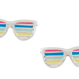 Striped Sunglasses Studs