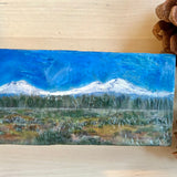 Encaustic Painting of Three Sisters 6"x3"x1.5"