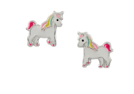 multicolor unicorn studs