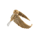 Hummingbird Cuff Bracelet in Bronze