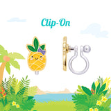 Clip on earrings, non-slip silicone clips