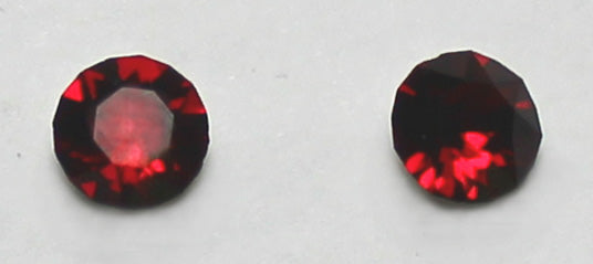 Crystal post earrings in birthstone colors