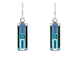 Architectural Rectangle Earrings, Medium