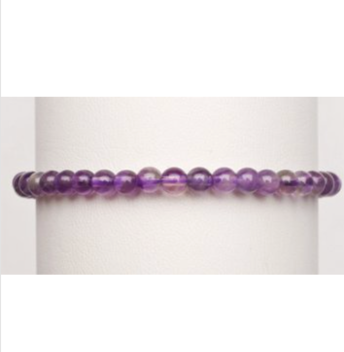 Power Gemstone Beaded Stretch Bracelet
