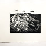 Art Print, Three Sisters Mountains