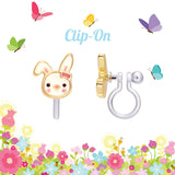 Clip on earrings, non-slip silicone clips