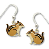 chipmunk earrings