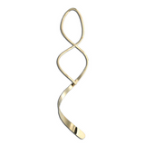 Classic Spiral earrings in sterling silver, 14k gold filled, and niobium, Mark steel
