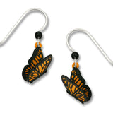 3-D Monarch Butterfly earrings, Sienna Sky