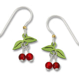Beaded Cherries Earrings