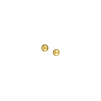 1.5mm ball stud  earrings, 14k gold over sterling silver
