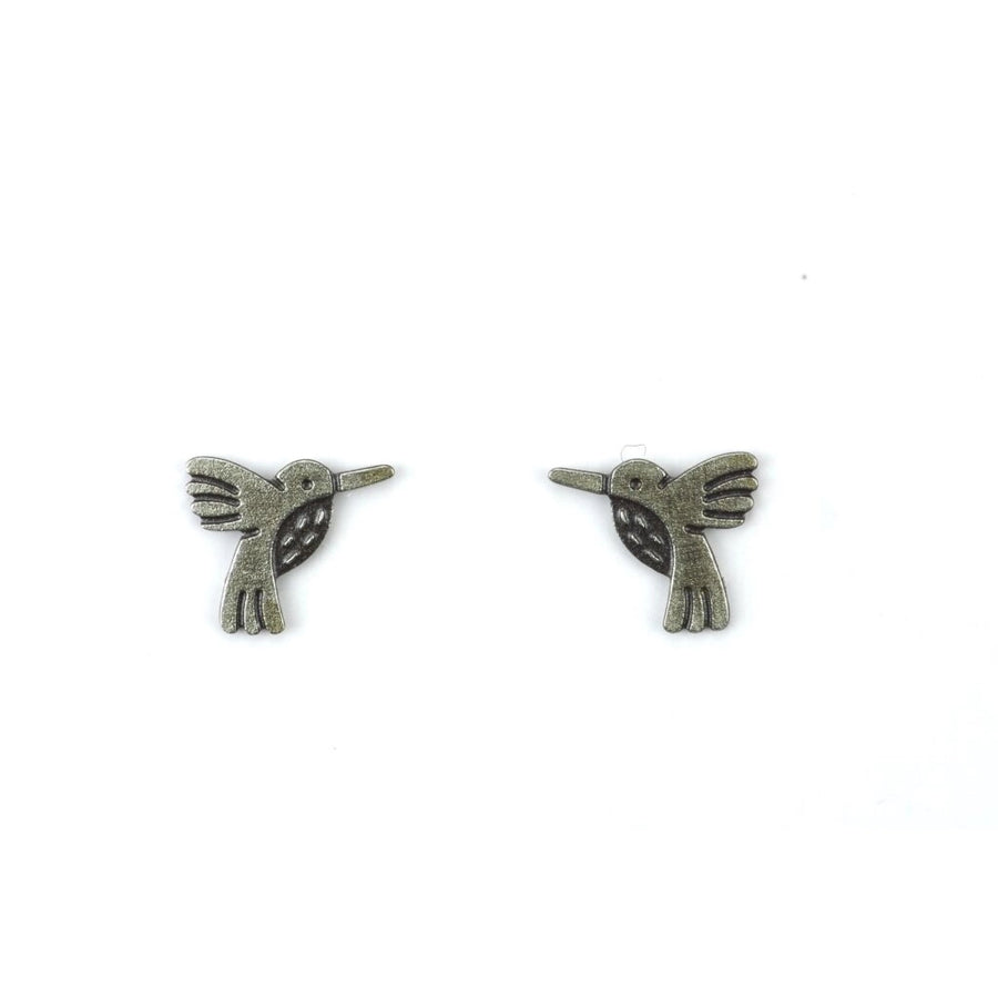 Hummingbird post earrings