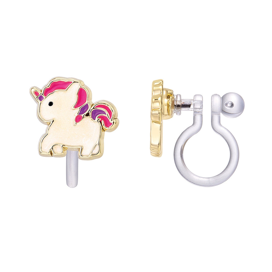 Clip on earrings, non-slip silicone clips