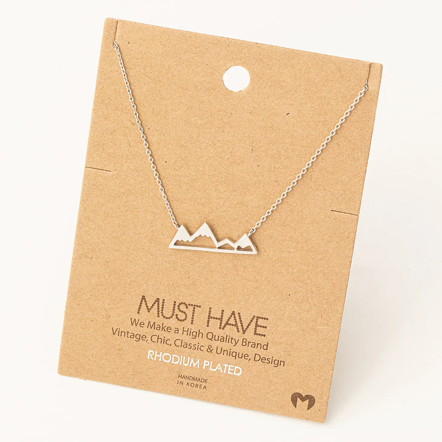 Mountain Cutout necklace