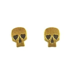 Skull post earrings