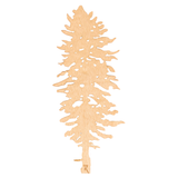 Wooden tree sticker