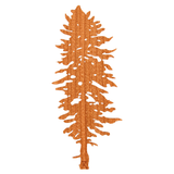 Wooden tree sticker